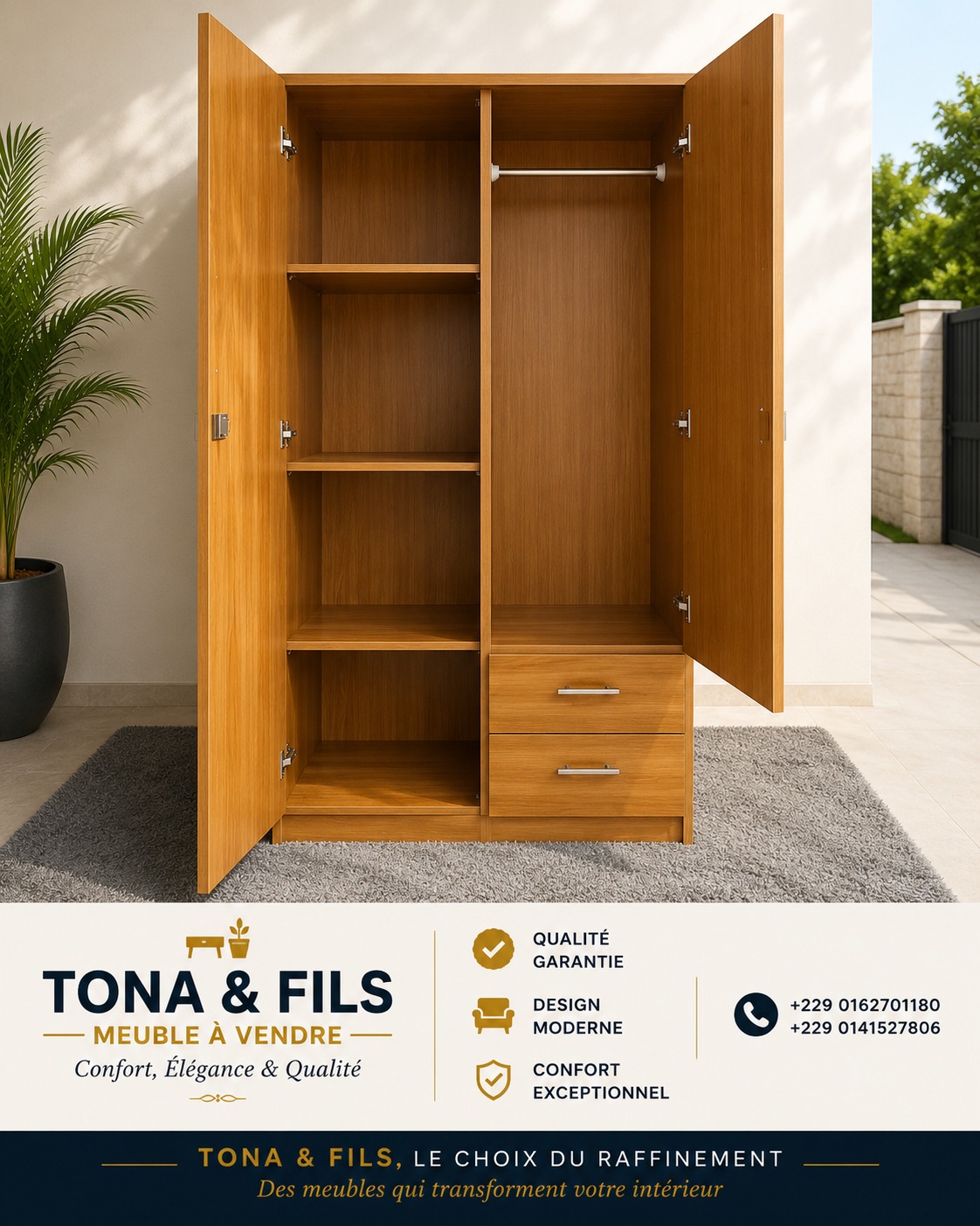 Armoire 3 portes