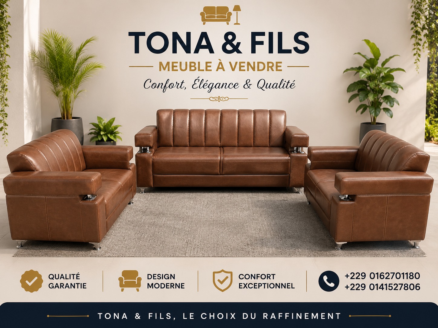 Réalisation salon complet