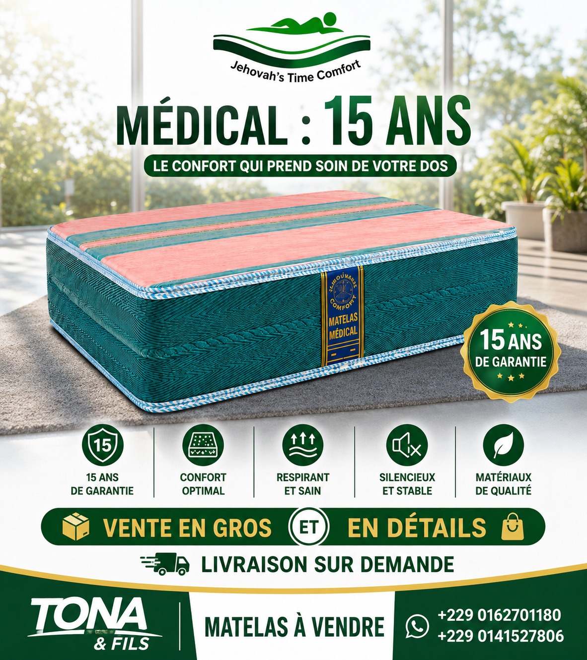 Haute densité 15 cm